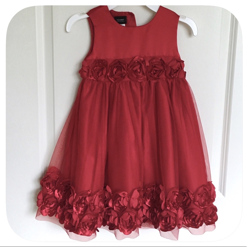 🌀SALE! 💗Girls Red Dress